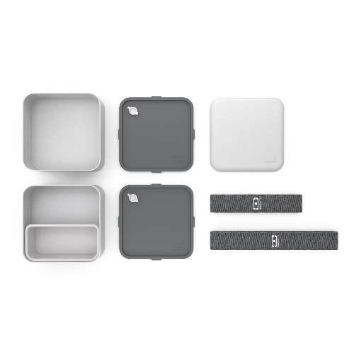 Ланч-бокс Monbento Square Grey Coton - 3