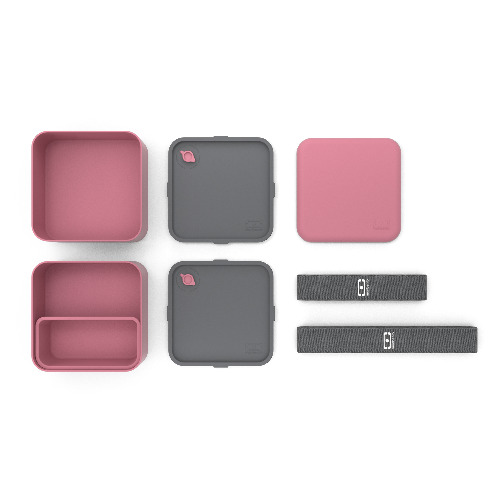 Ланч-бокс Monbento Square Pink Blush - 3