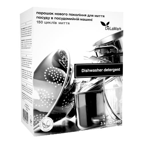 Порошок для посудомийної машини DeLaMark 3 кг - 1