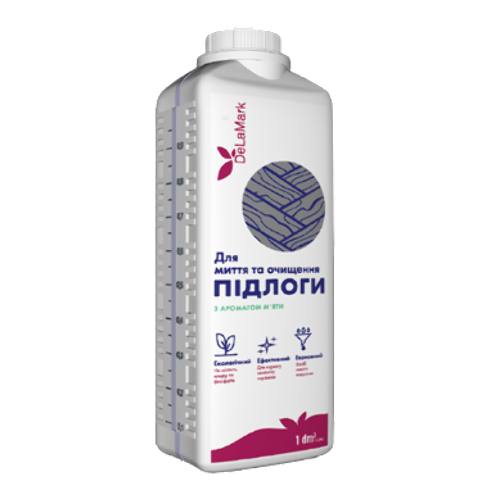 Засіб для миття підлоги DeLaMark з ароматом м'яти 1 л - 1